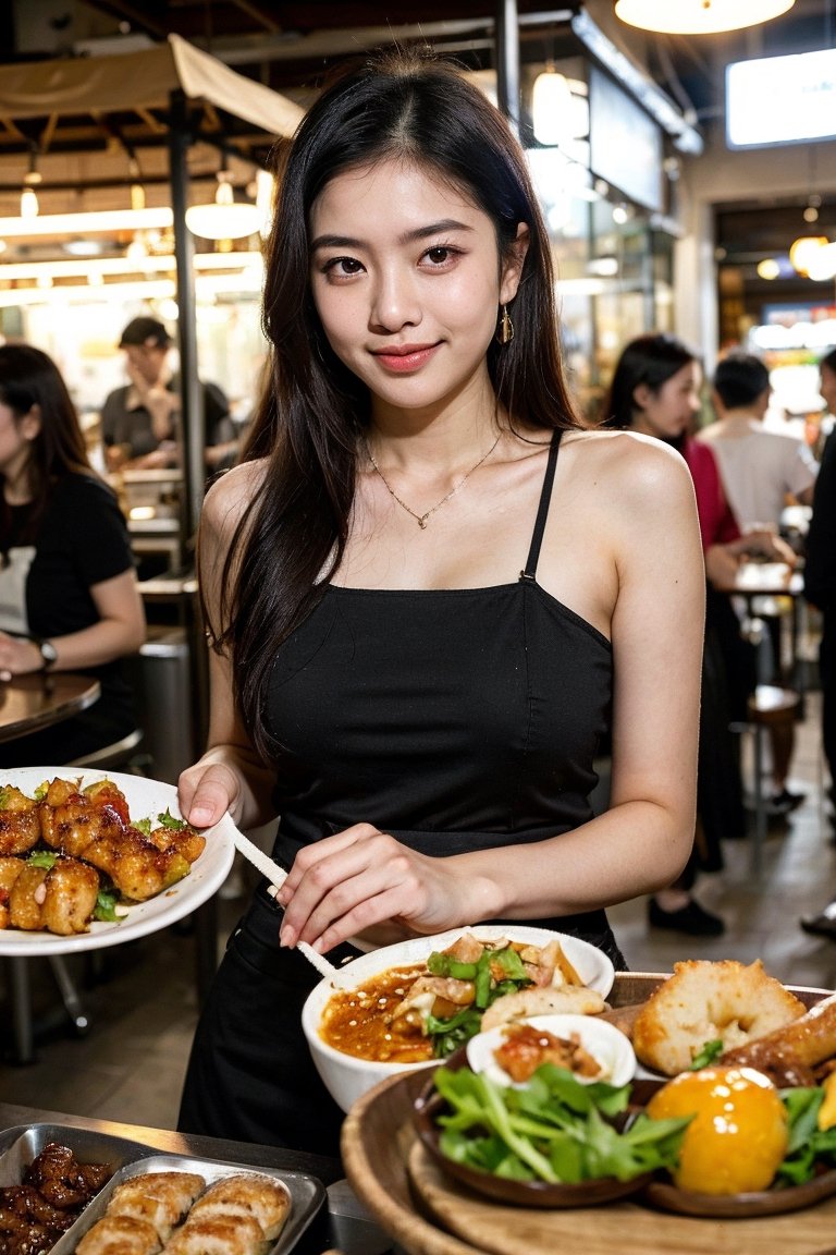 Nguyen,  an 18-year-old Vietnamese girl,  embarks on a dynamic street food adventure. She indulges in a variety of delicio...