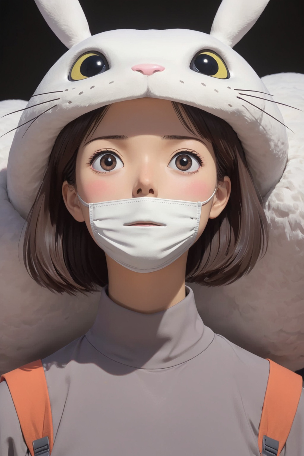 studio ghibli movie,  stood in full view detailed face, on Tensor.Art