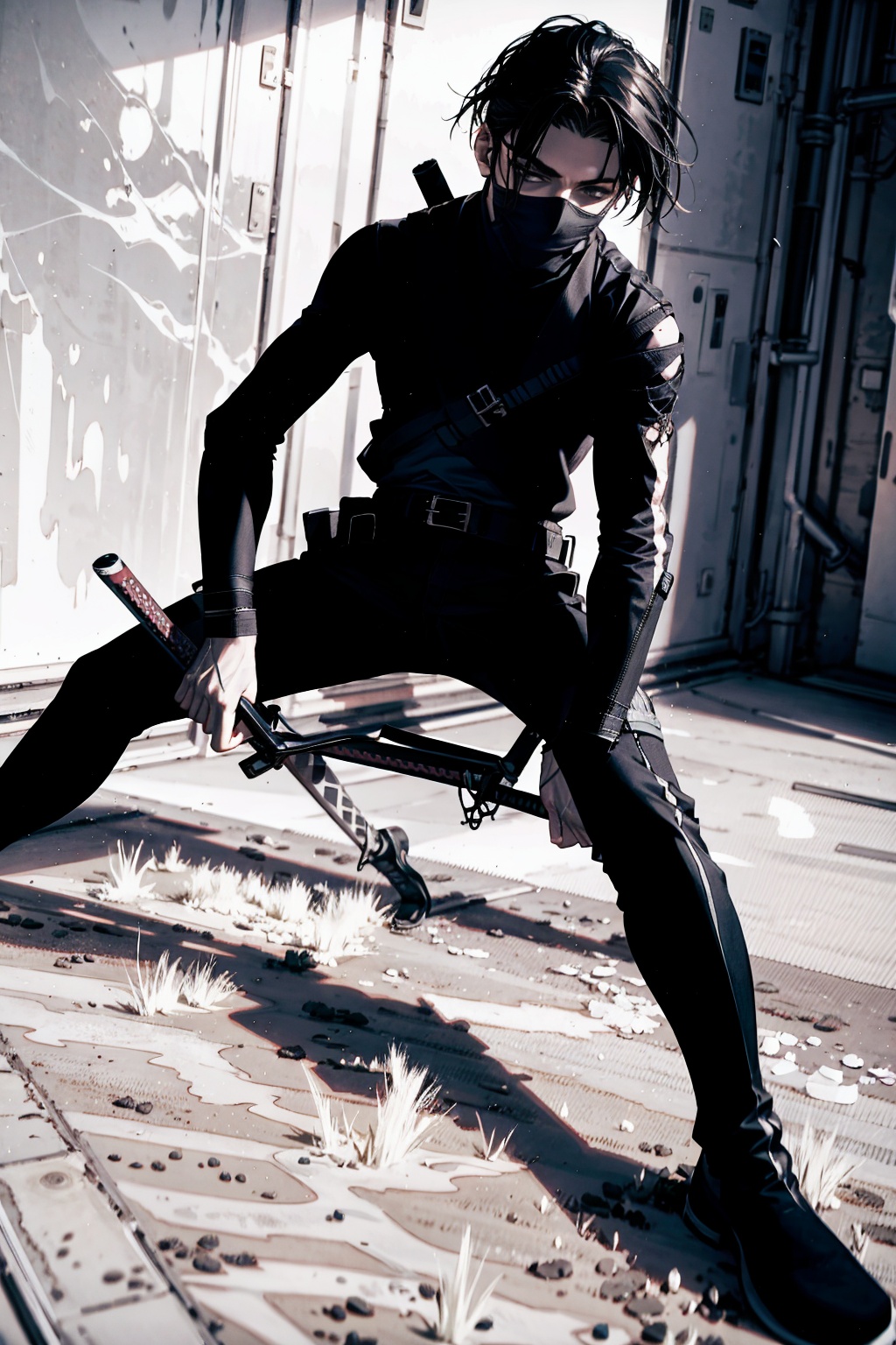  absurdres,incredibly absurdres,reality,realistic,,(solo:1.2),1boy,full_shot, assassin