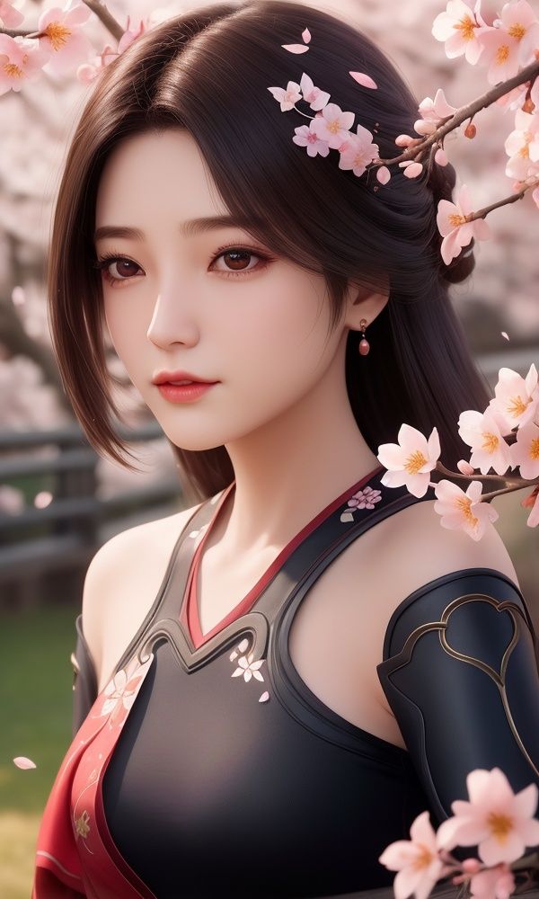 (,1girl, ,best quality, )<lora:354-DA-遮天-林佳:0.6>,, ,masterpiece, (( , )),, realistic,science fiction,mole, ultra realistic 8k cg, ,tamari \(flawless\),     ,lily \(flower\),cherry blossoms,plum blossoms, strawberry blossoms      (()), (),