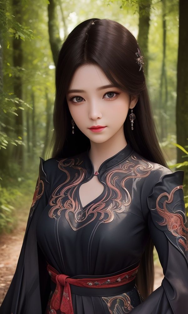 (,1girl, ,best quality, )<lora:354-DA-遮天-林佳:0.8>,(masterpiece:1.2),(best quality:1.2),(ultra detailed:1.2),(official art:1.3),(beauty and aesthetics:0.9),detailed,(intricate:0.7),(highly detailed),(solo),delicate countenance,1girl,fancy,(glassy texture:1.2),(crush:1.2),8k,accessory,tattoo,(transparent:1.1),gown,energy encirclement,instant,in the twinkling of an eye,upper body,woman in a mythical forest, masterpiece, perfect face, intricate details, horror theme, raw photo, photo unp(()),