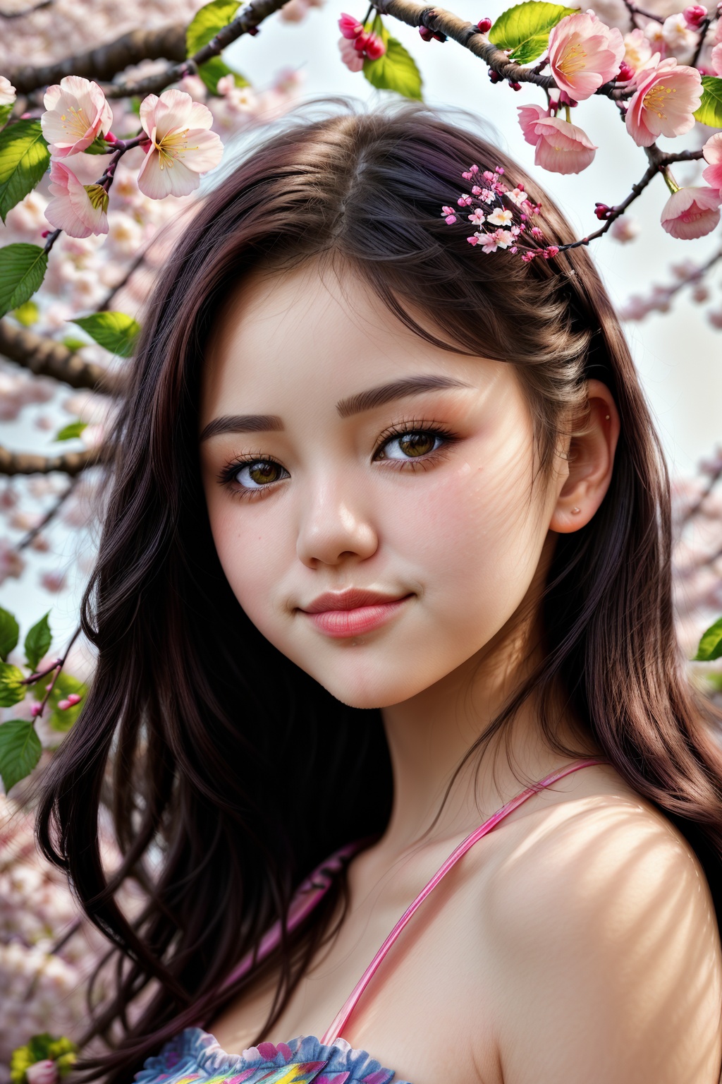 closed lips,  cute smile,  1 girl on Tensor.Art
