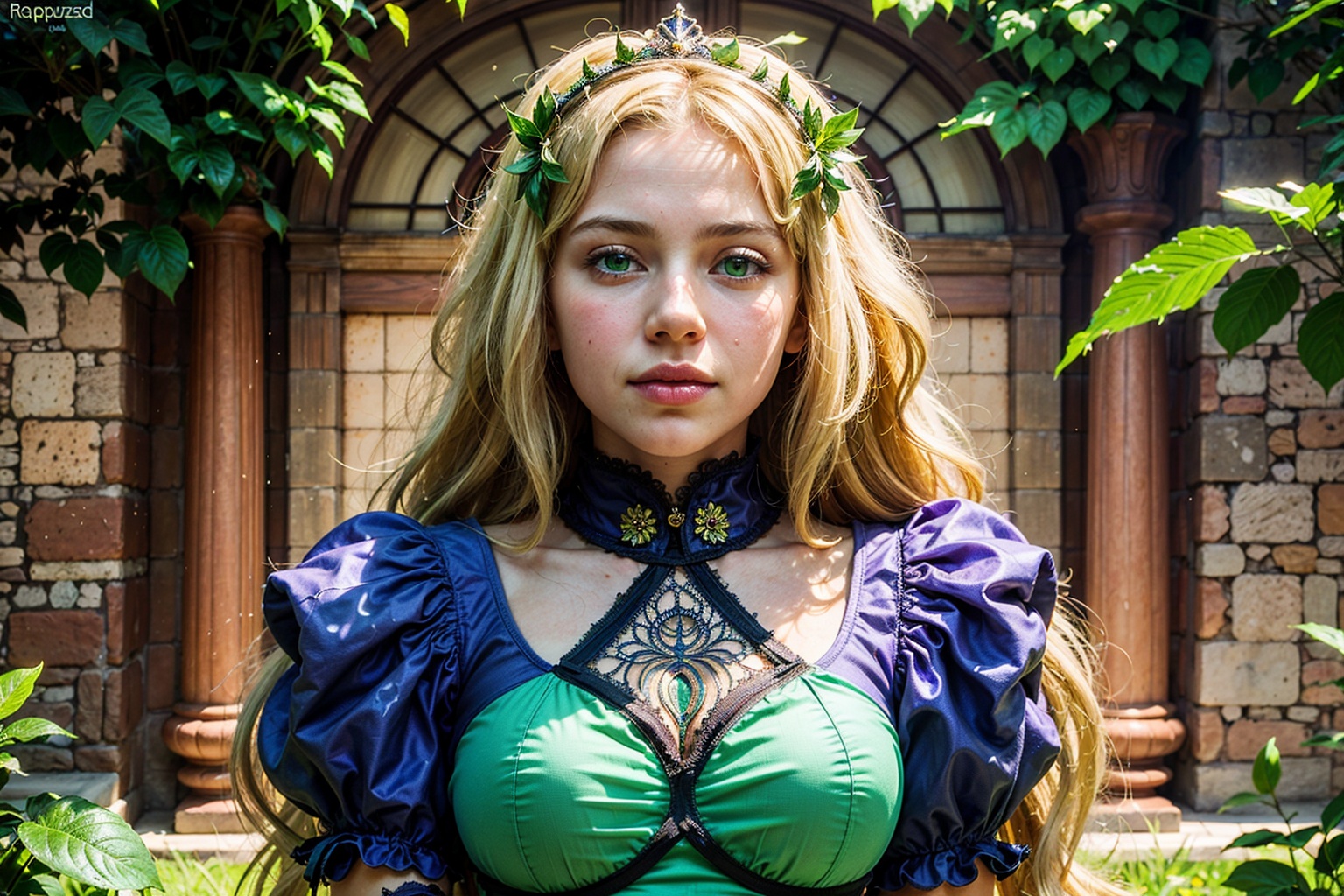 Flower Princess,  Rapunzel,  Beautiful on Tensor.Art