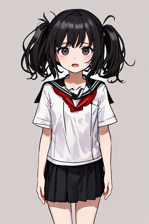 1girl,  ,  standing on Tensor.Art