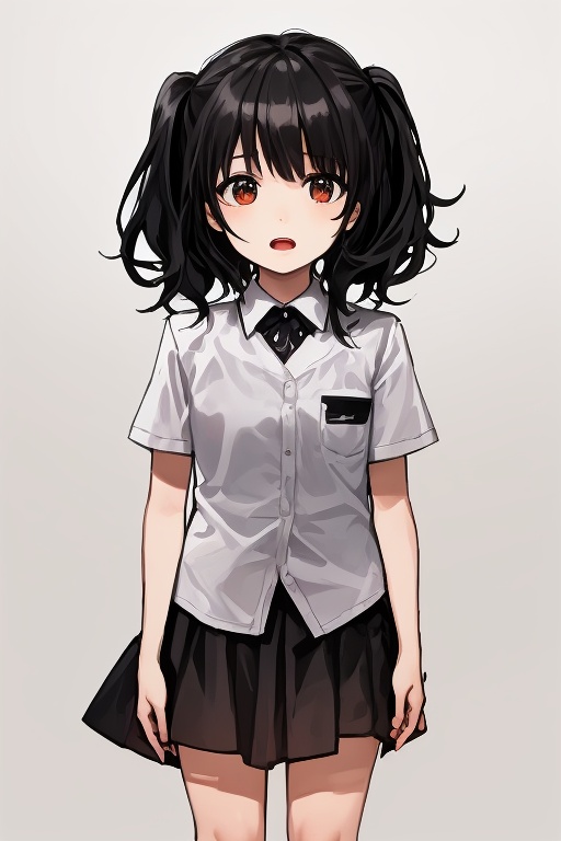 1girl,  ,  standing on Tensor.Art
