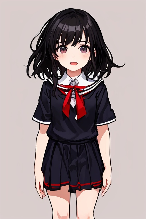 1girl,  ,  standing on Tensor.Art