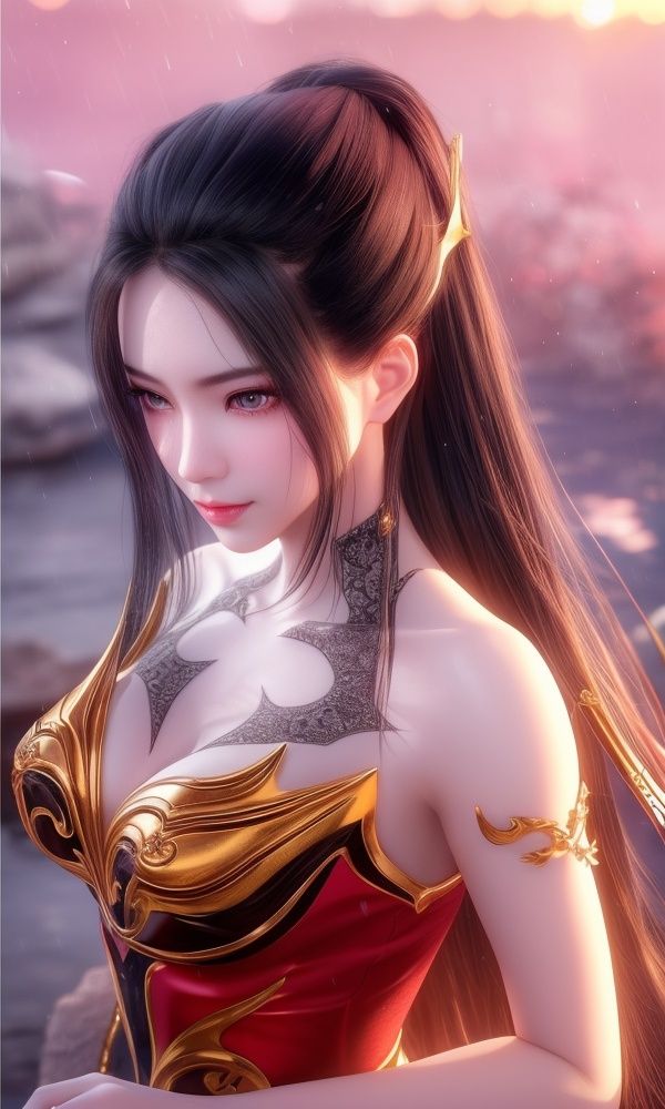 (,1girl, ,best quality, )<lora:357-DA-天行九歌-焰灵-红装:0.7>,,ultra detailed 8k cg, ultra detailed background ,ultra realistic 8k cg, flawless,  tamari \(flawless\), professional artwork, famous artwork, cinematic lighting, cinematic bloom, (( , )),, dreamlike, unreal, science fiction,  luxury, jewelry, diamond, pearl, gem, sapphire, ruby, emerald, intricate detail, delicate pattern, charming, alluring, seductive, erotic, enchanting, hair ornament, necklace, earrings, bracelet, armlet,halo,masterpiece, (( , )),, realistic,science fiction,mole,   ,cherry blossoms,,(((Best quality, masterpiece, ultra high res, (photorealistic:1.4), raw photo, 1girl, ,rain, , sunlight, sunset, qianqiu wanxia,     )))  (()), (),