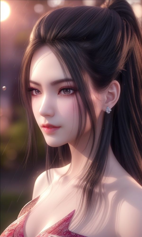 (,1girl, ,best quality, )<lora:357-DA-天行九歌-焰灵-红装:0.7>,,ultra detailed 8k cg, ultra detailed background ,ultra realistic 8k cg, flawless,  tamari \(flawless\), professional artwork, famous artwork, cinematic lighting, cinematic bloom, (( , )),, dreamlike, unreal, science fiction,  luxury, jewelry, diamond, pearl, gem, sapphire, ruby, emerald, intricate detail, delicate pattern, charming, alluring, seductive, erotic, enchanting, hair ornament, necklace, earrings, bracelet, armlet,halo,masterpiece, (( , )),, realistic,science fiction,mole,   ,cherry blossoms,,(((Best quality, masterpiece, ultra high res, (photorealistic:1.4), raw photo, 1girl, ,rain, , sunlight, sunset, qianqiu wanxia,     )))  (()), (),