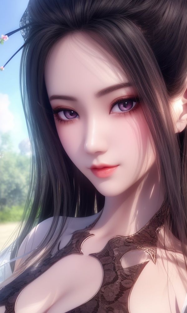 (,1girl, ,best quality, )<lora:357-DA-天行九歌-焰灵-红装:0.7>,, ultra detailed background,ultra detailed background,ultra realistic 8k cg,,masterpiece, (( , )), fiction,mole,  ,tamari \(flawless\),    ,see-through, lace, (()),(((, solo, sun, , bare_tree, )))