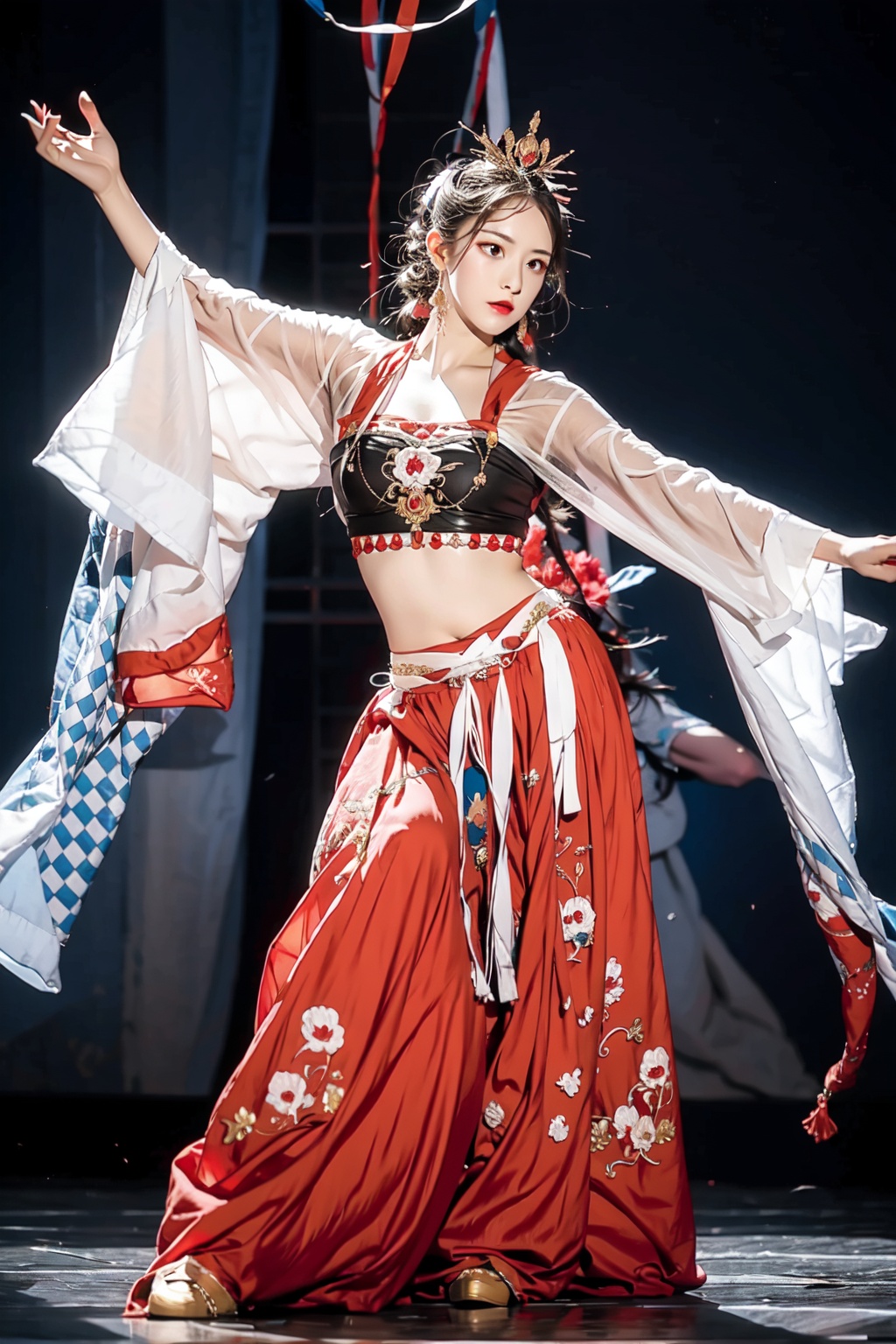  absurdres,incredibly absurdres,reality,realistic,,solo, Ancient costume dancers