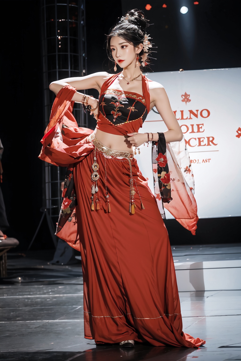  absurdres,incredibly absurdres,reality,realistic,,solo, Ancient costume dancers