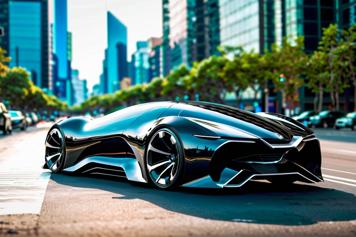 Futuristic Hi-Tech,  High Waist,  Sleek Sci-Fi Bodywork on Tensor.Art