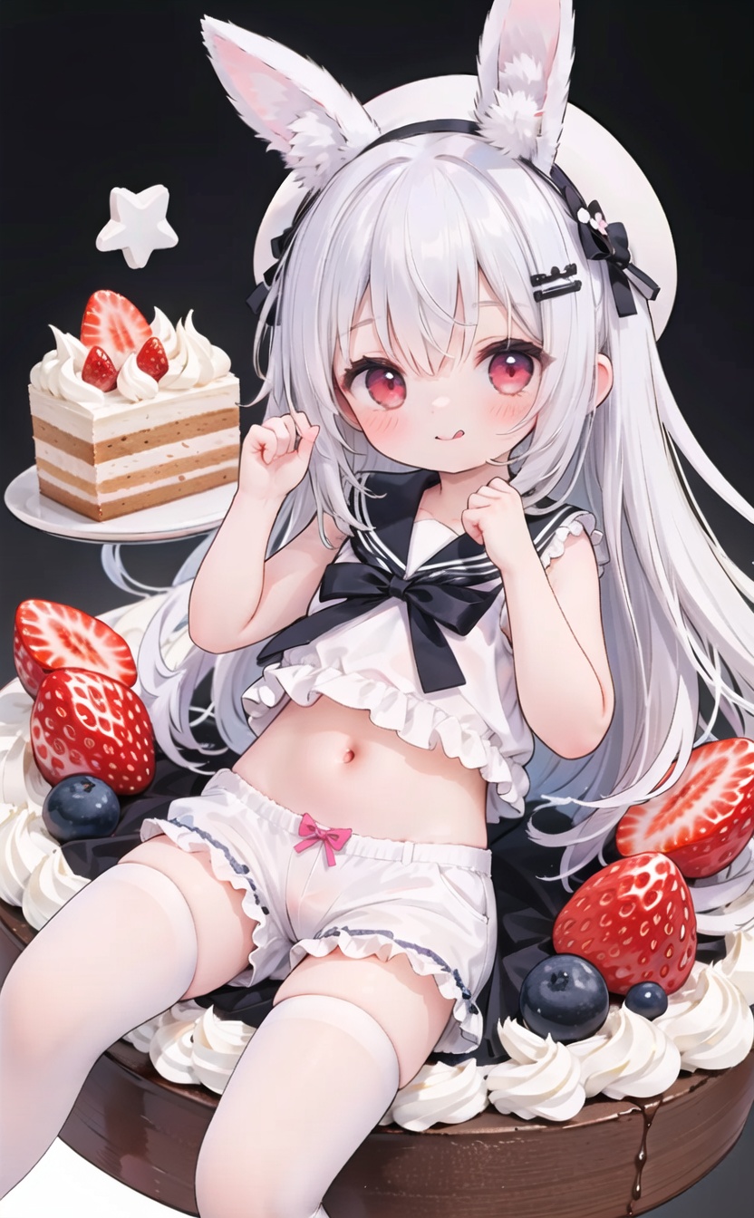 1girl,  solo,  animal ears on Tensor.Art