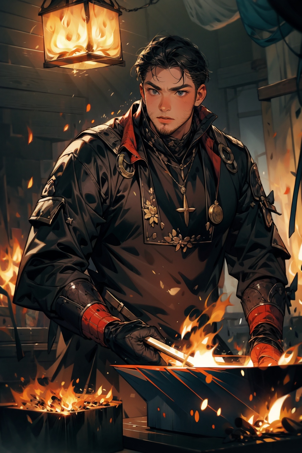  absurdres,incredibly absurdres,reality,realistic,,(solo:1.2),1boy,full_shot, ironsmith