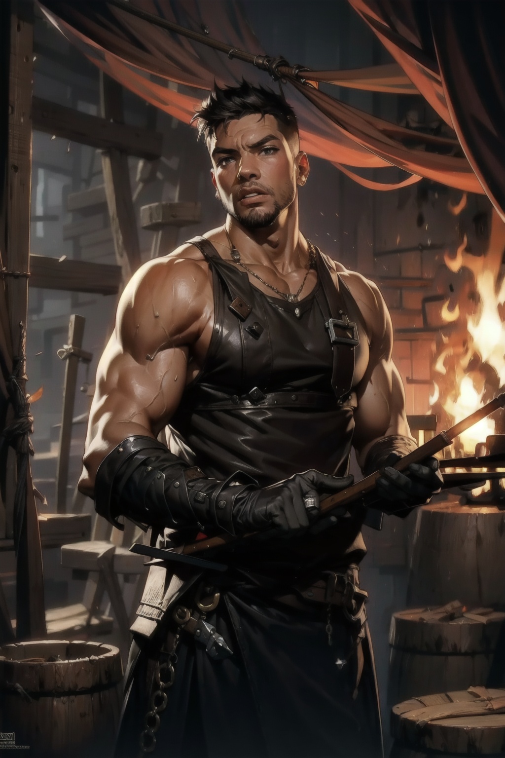  absurdres,incredibly absurdres,reality,realistic,,(solo:1.2),1boy,full_shot, ironsmith