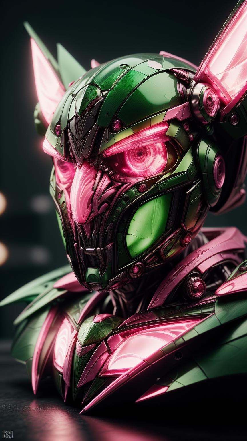 TransformersStyle Light_pink,  Green,  beetle by mnemic on Tensor.Art