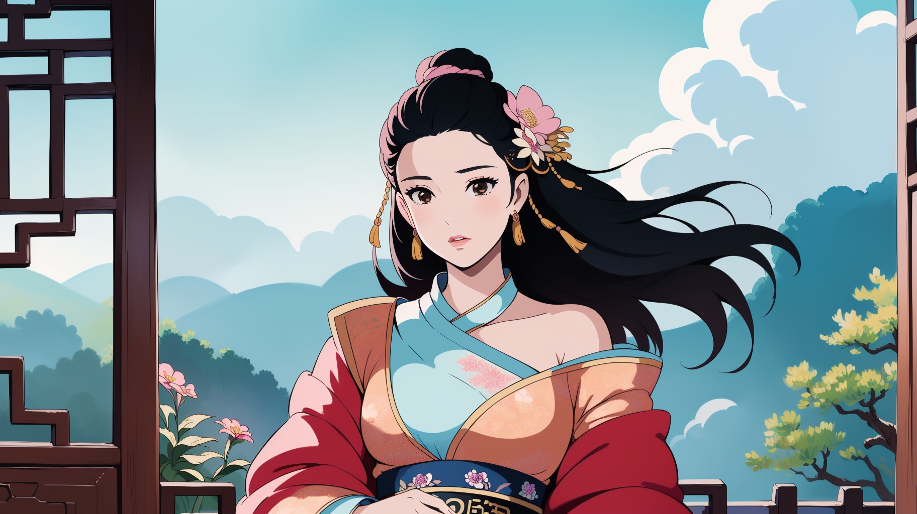bare shoulder,  epic,  fantashy art on Tensor.Art