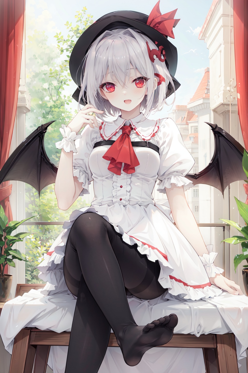 1girl,  solo,  remilia scarlet on Tensor.Art