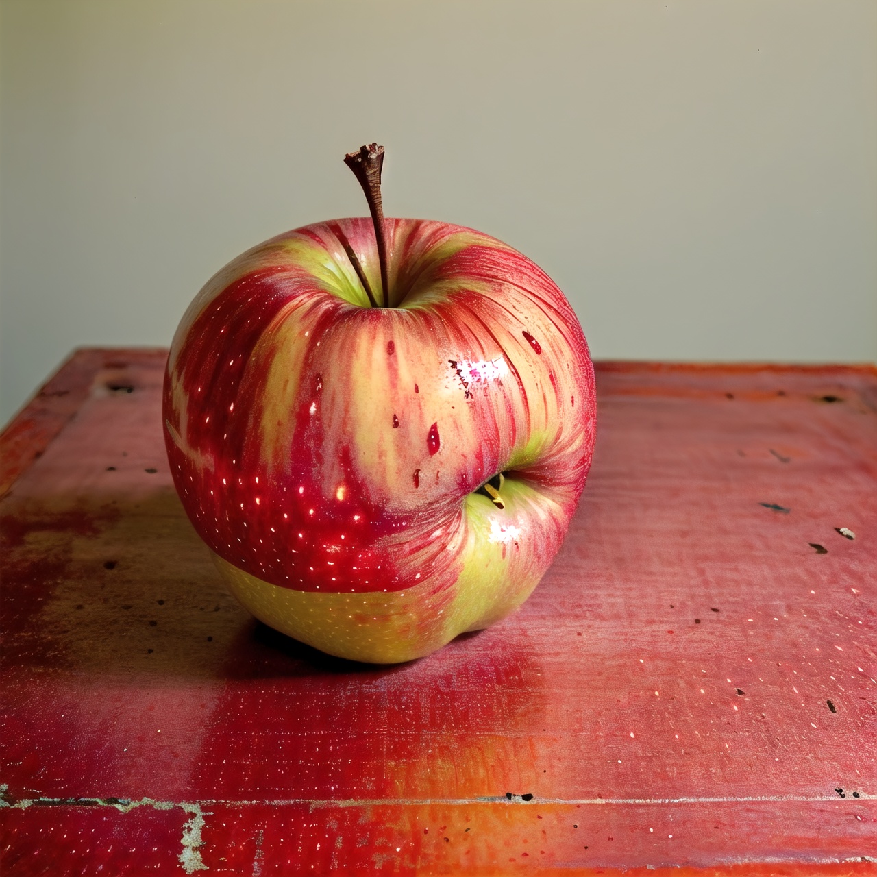 red apple in table on Tensor.Art