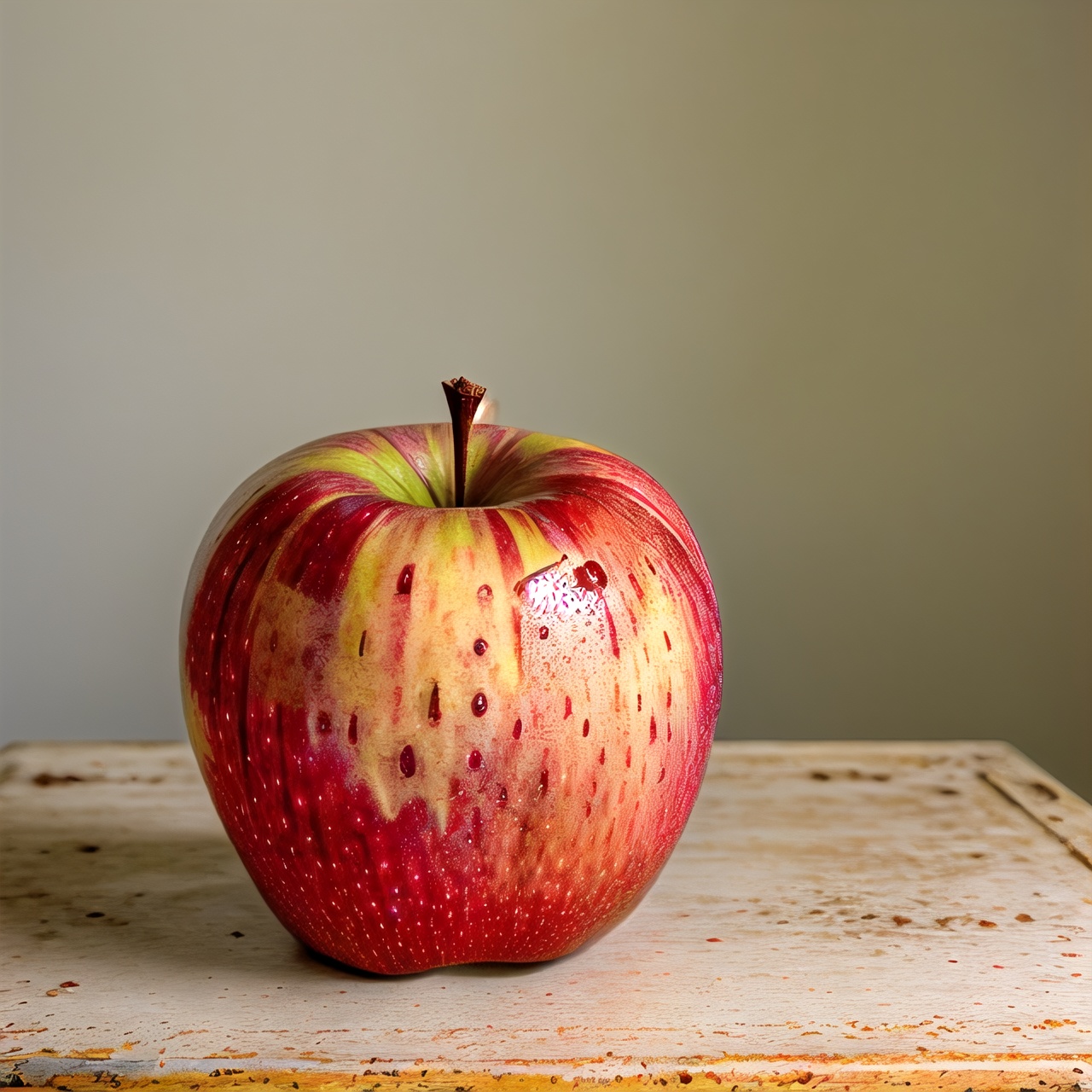 red apple in table on Tensor.Art