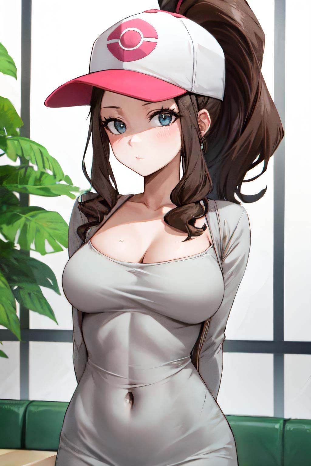 hilda pokemon,  baseball cap,  1girl on Tensor.Art