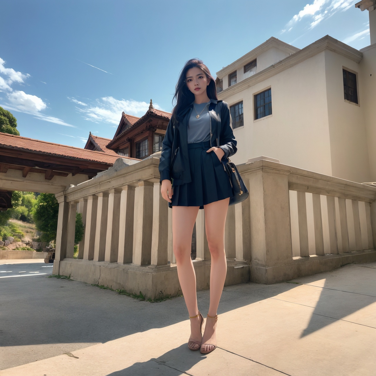 ((Full-Body Shot)),  long shot scenic professional photograph,  vivid colors on Tensor.Art