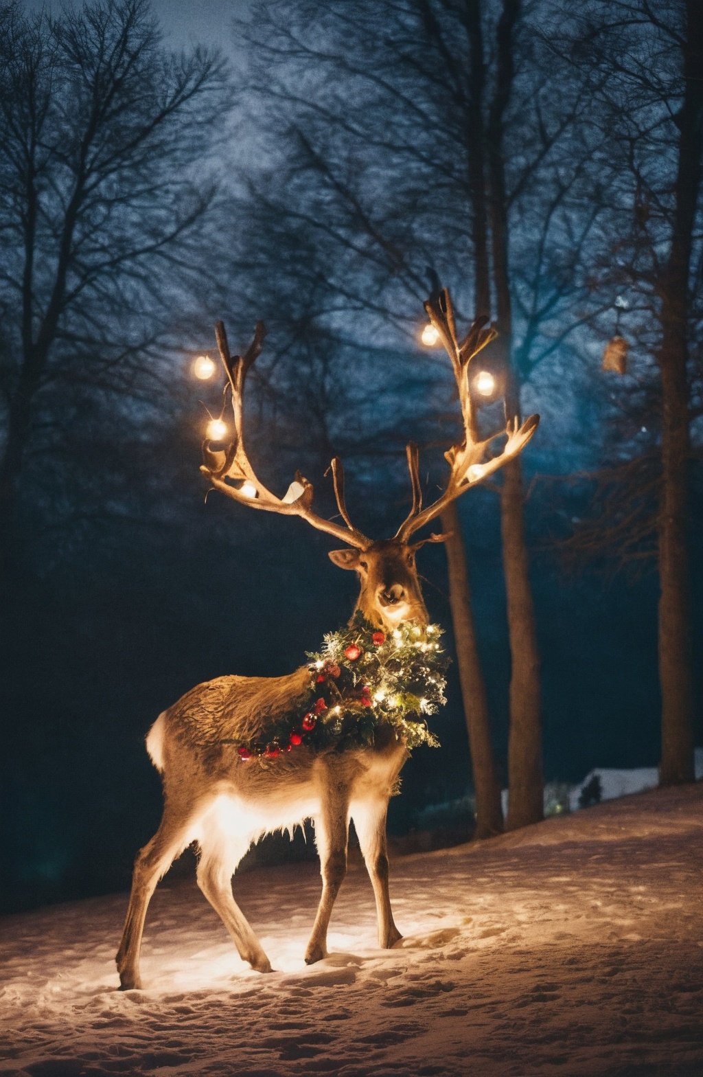 Instagram Image,  Decorated tree,  Atmospheric on Tensor.Art