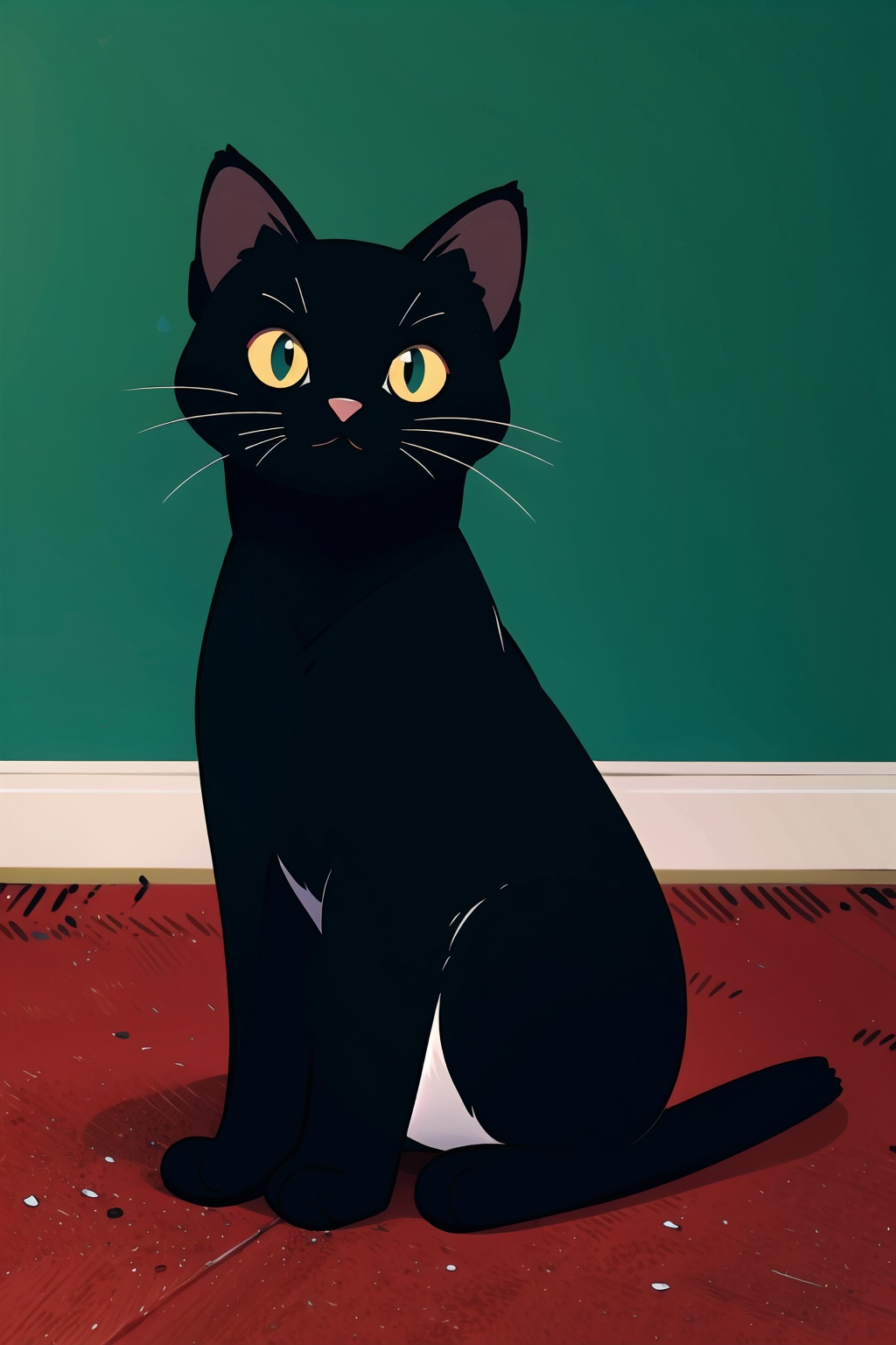  absurdres,incredibly absurdres,reality,realistic,,(solo:1.2), black cat,lovely