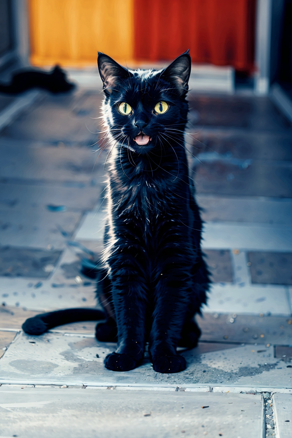  absurdres,incredibly absurdres,reality,realistic,,(solo:1.2), black cat,lovely
