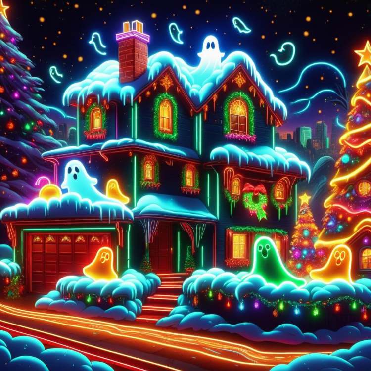 DonM - Neon Christmas Ghost Style - 基础模型1.5 and 基础模型XL by DonMischo on Tensor.Art