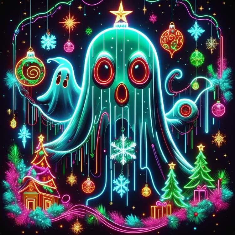 DonM - Neon Christmas Ghost Style - 基础模型1.5 and 基础模型XL by DonMischo on Tensor.Art
