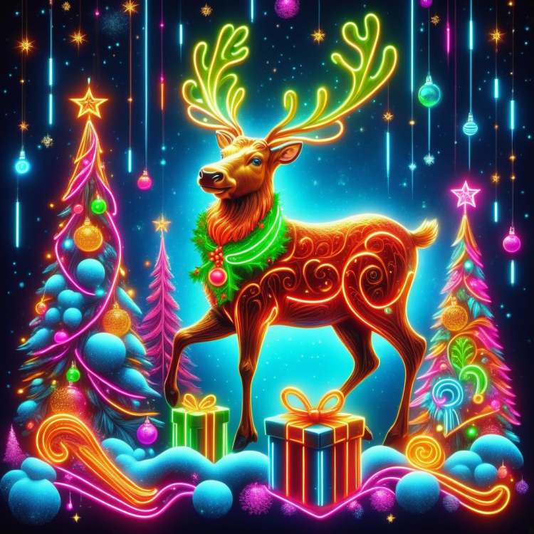 DonM - Neon Christmas Ghost Style - 基础模型1.5 and 基础模型XL by DonMischo on Tensor.Art
