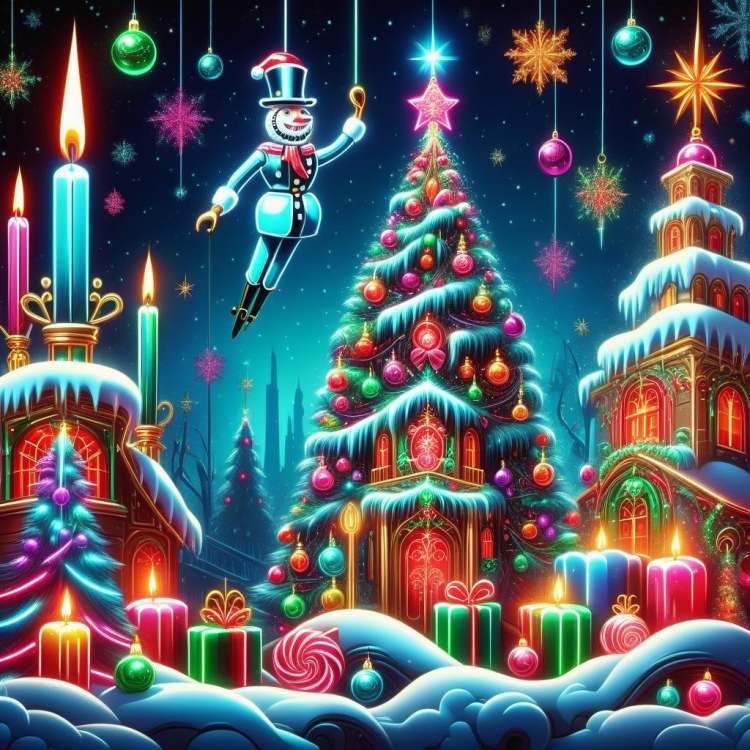 DonM - Neon Christmas Ghost Style - 基础模型1.5 and 基础模型XL by DonMischo on Tensor.Art