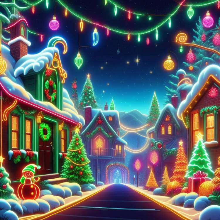 DonM - Neon Christmas Ghost Style - 基础模型1.5 and 基础模型XL by DonMischo on Tensor.Art