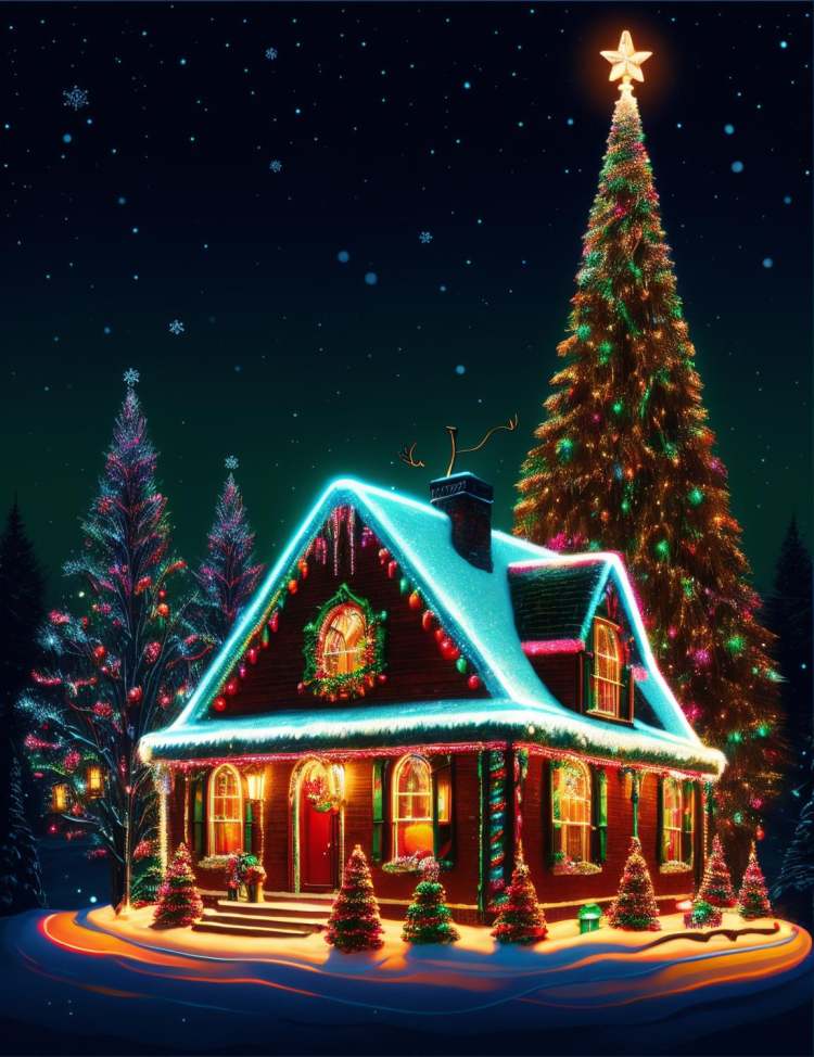 DonM - Neon Christmas Ghost Style - 基础模型1.5 and 基础模型XL by DonMischo on Tensor.Art