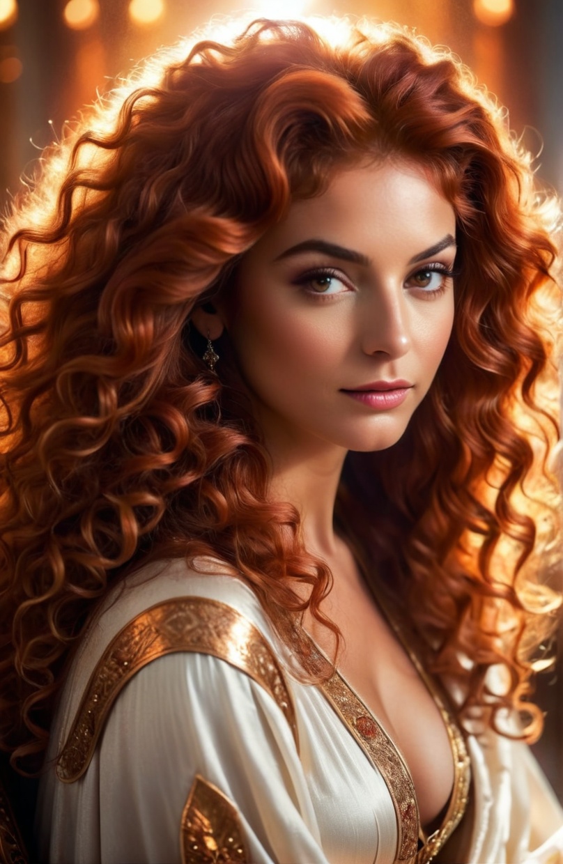 ((Close-up portrait)),  (RAW Photo),  Stunning portrait of the beautiful Queen of the Cosmos on Tensor.Art