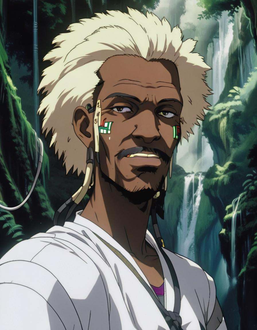 a Cameroonian male solarpunk portrait in Cloud Forest <lora:NEOTOKIOXL_0.2_RC:0.9>