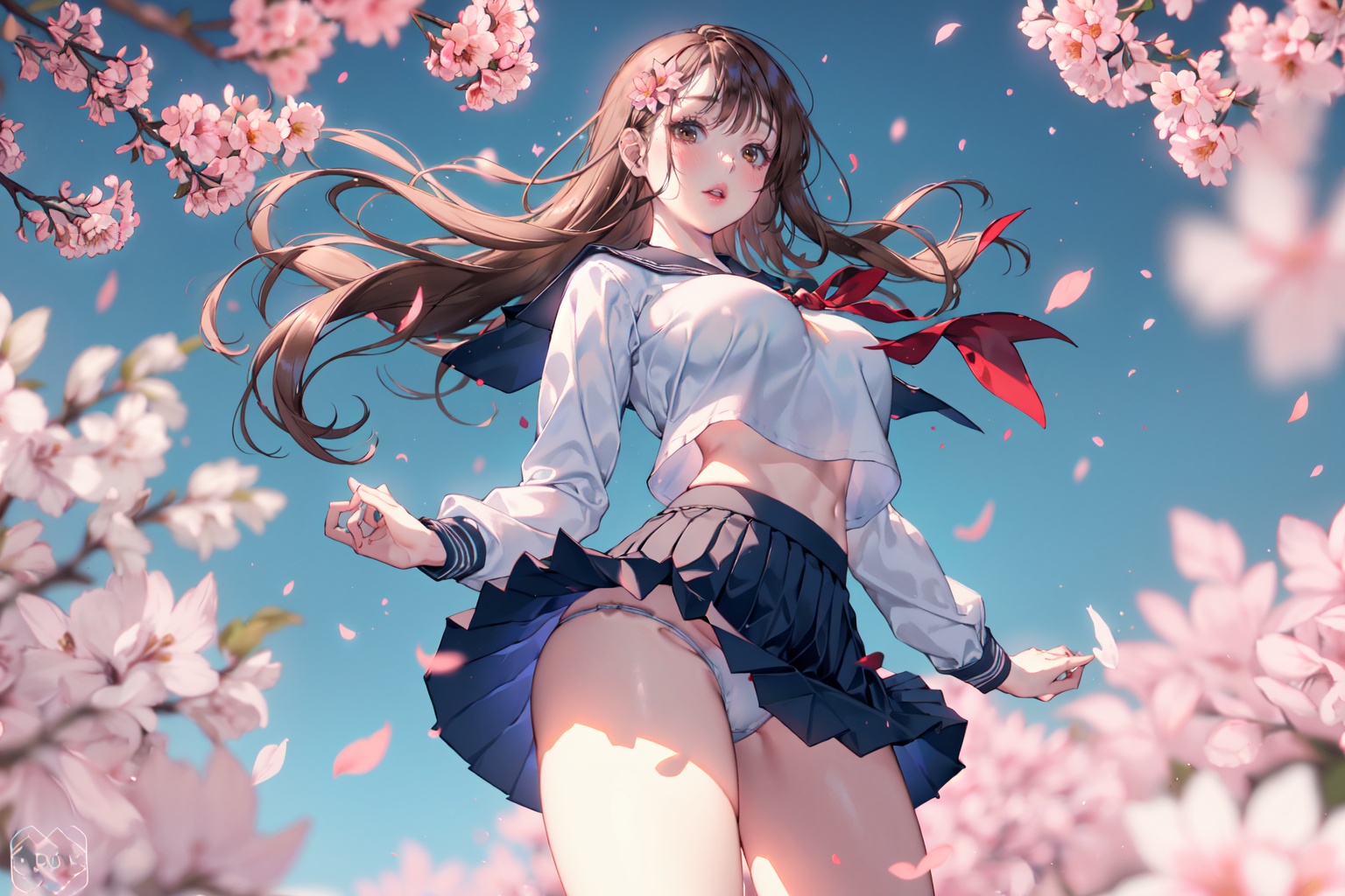 -cacao,  1girl,  skirt on Tensor.Art