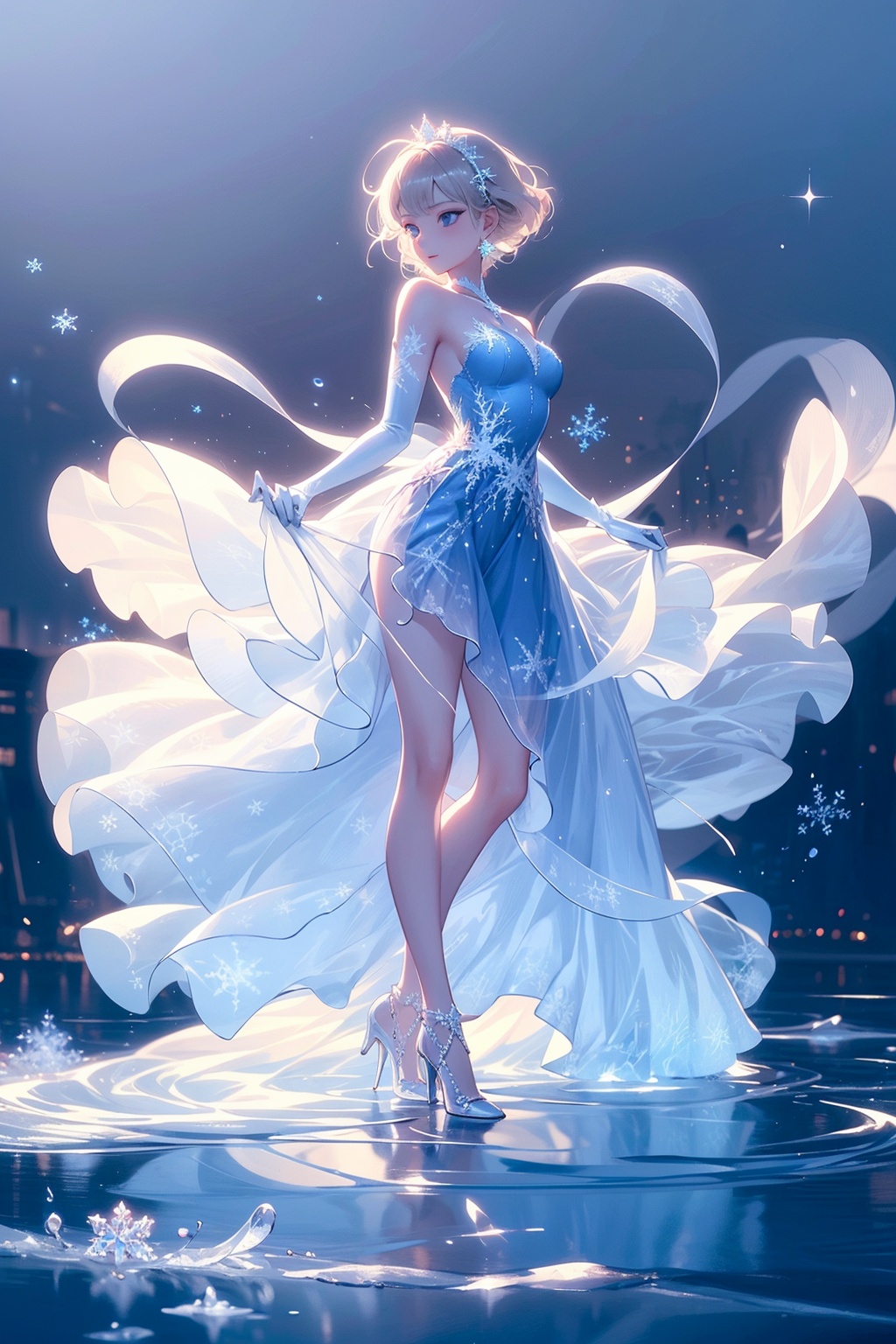 1girl,  dress,  solo on Tensor.Art