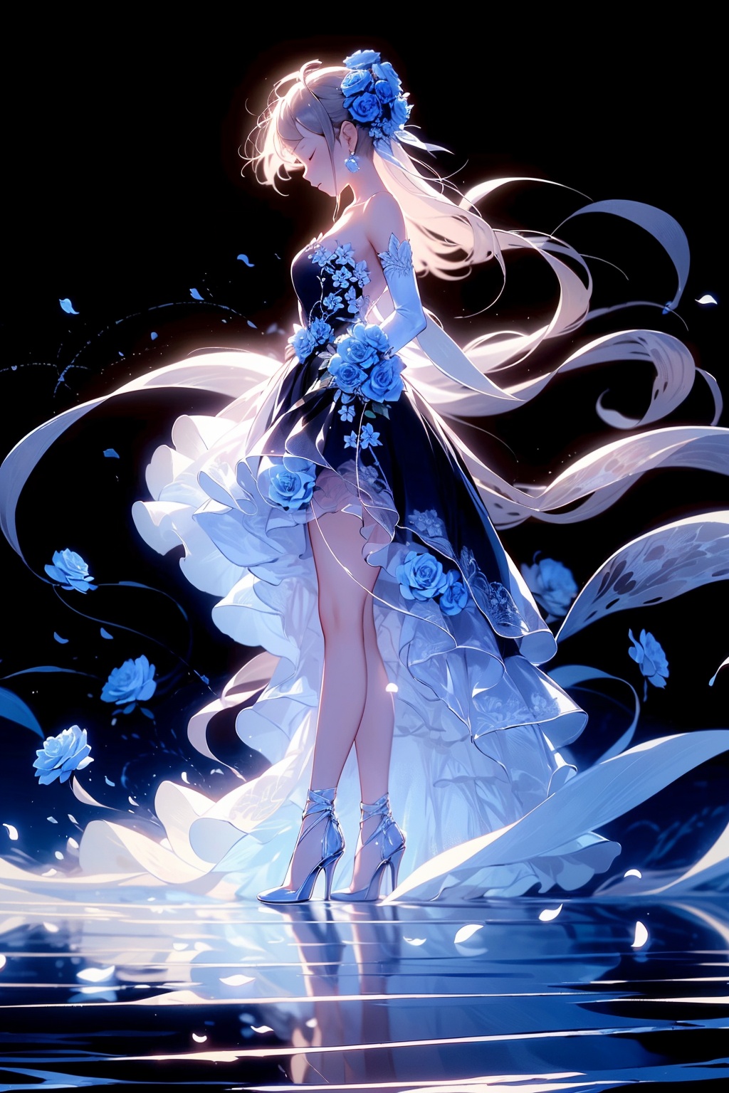 1girl,  dress,  solo by 眸中客 on Tensor.Art