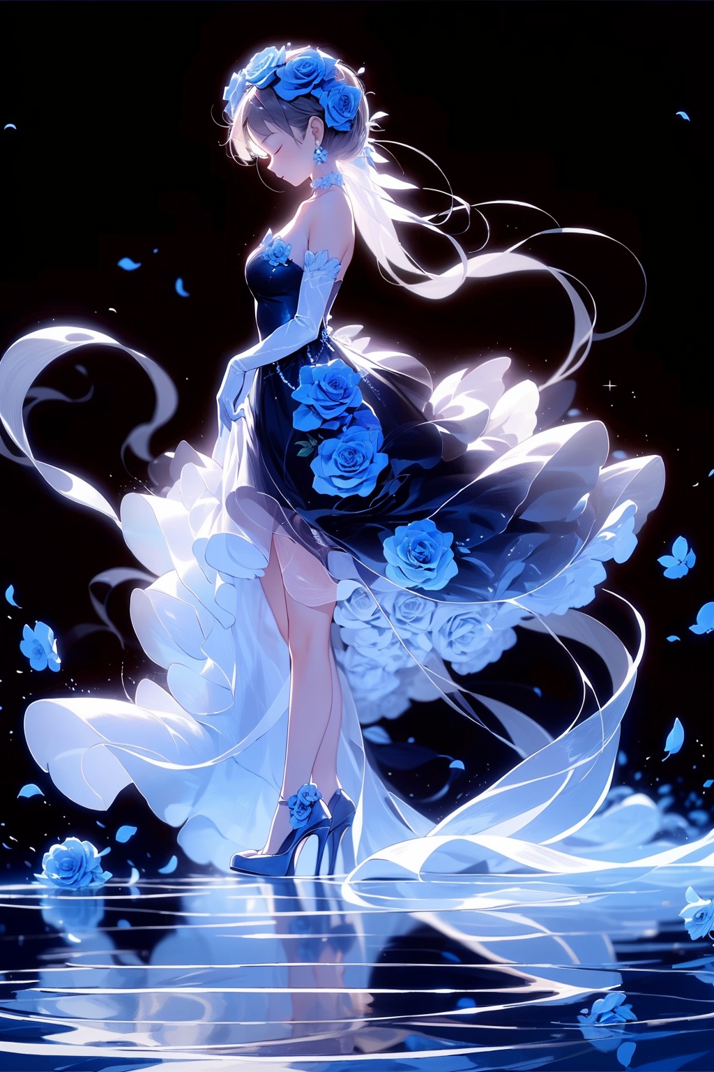 1girl,  dress,  solo by 眸中客 on Tensor.Art
