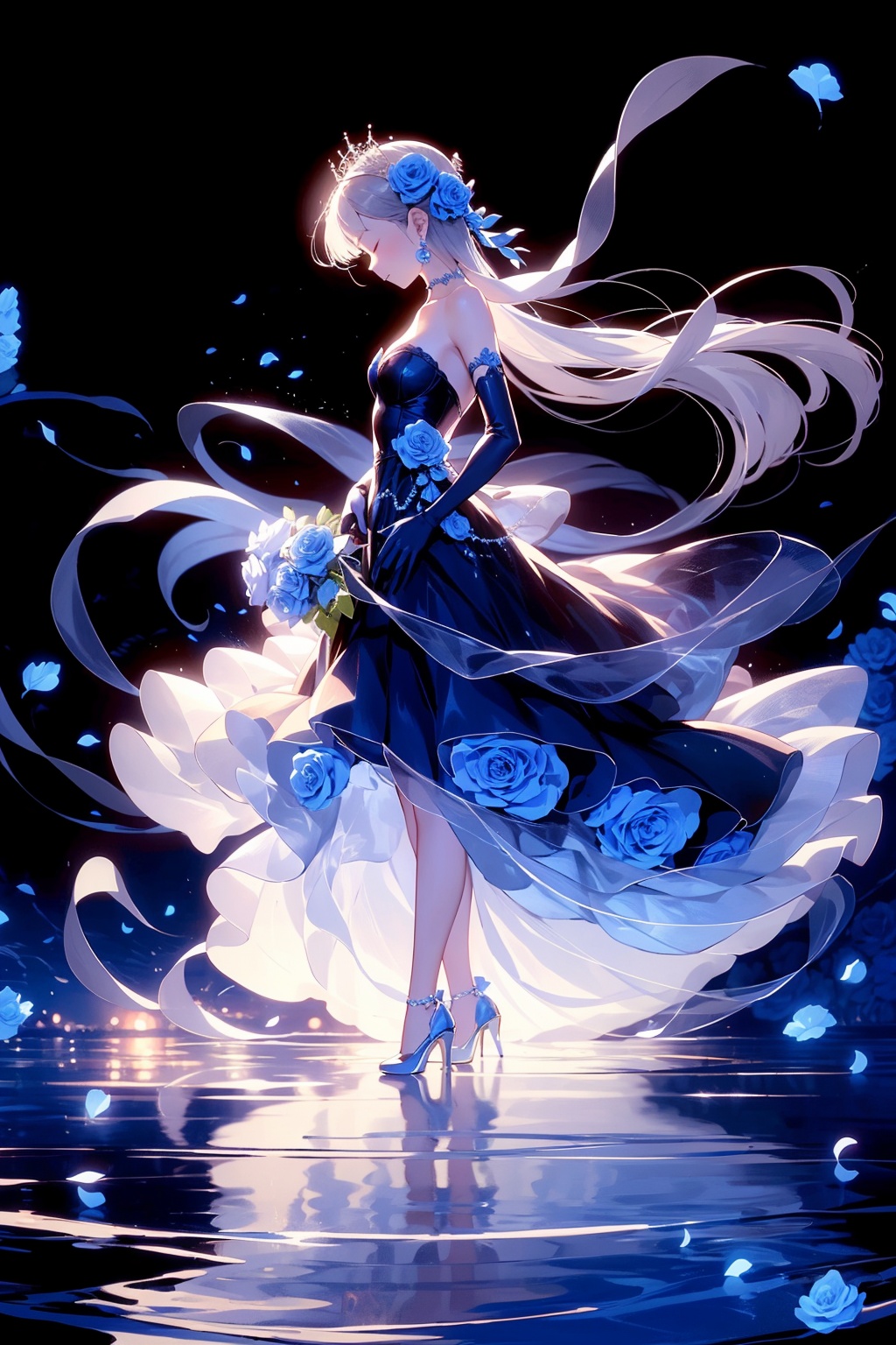 1girl,  dress,  solo by 眸中客 on Tensor.Art