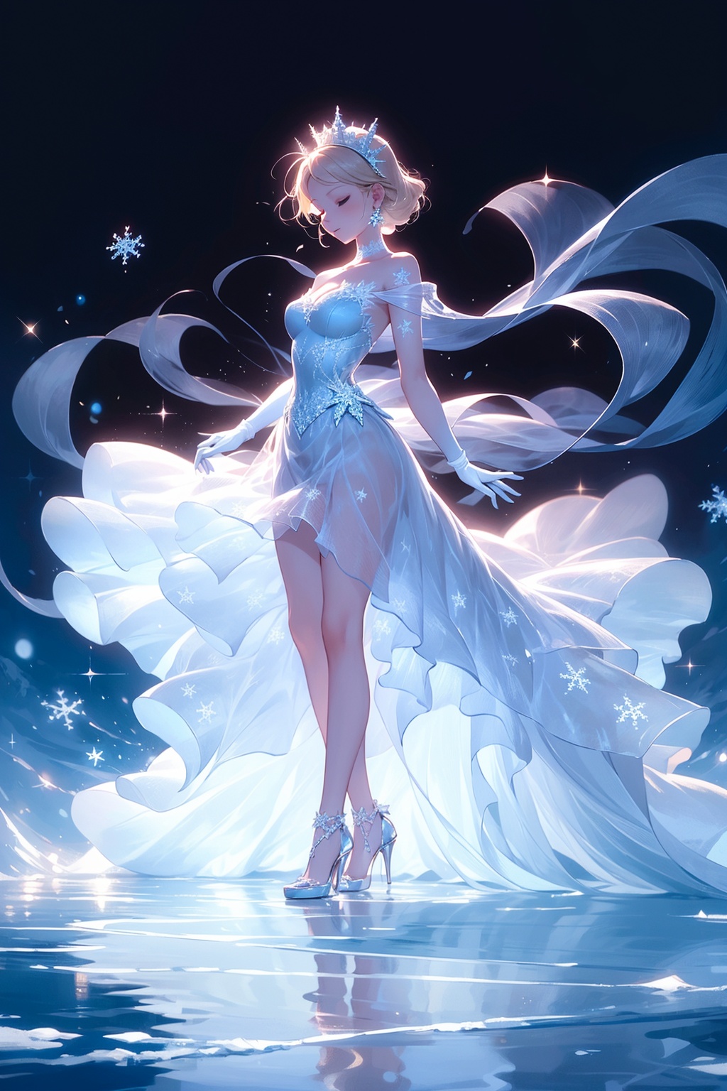 1girl,  dress,  solo on Tensor.Art