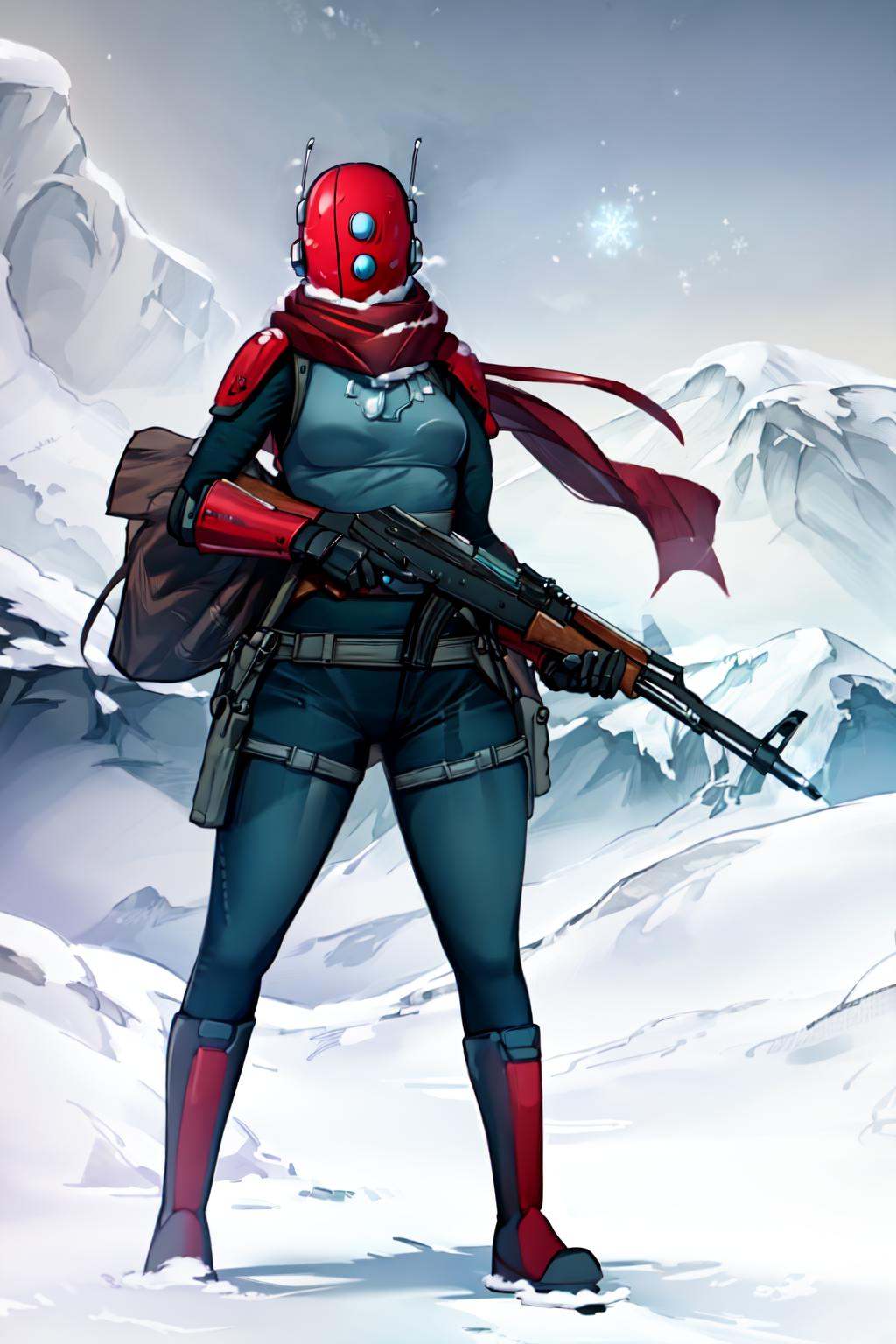 huntress,  female,  solo on Tensor.Art