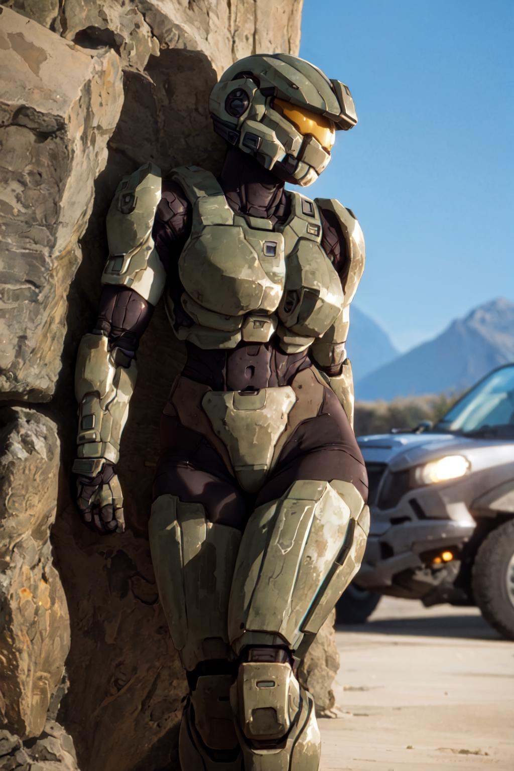spartan,  1girl,  solo on Tensor.Art