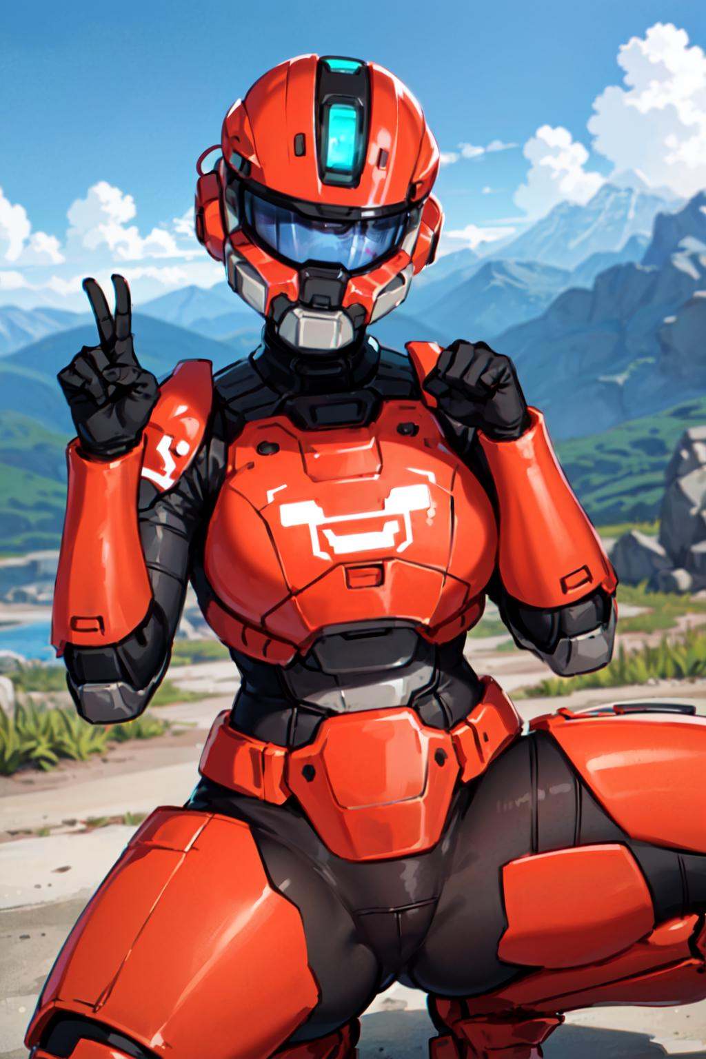 spartan,  1girl,  solo on Tensor.Art