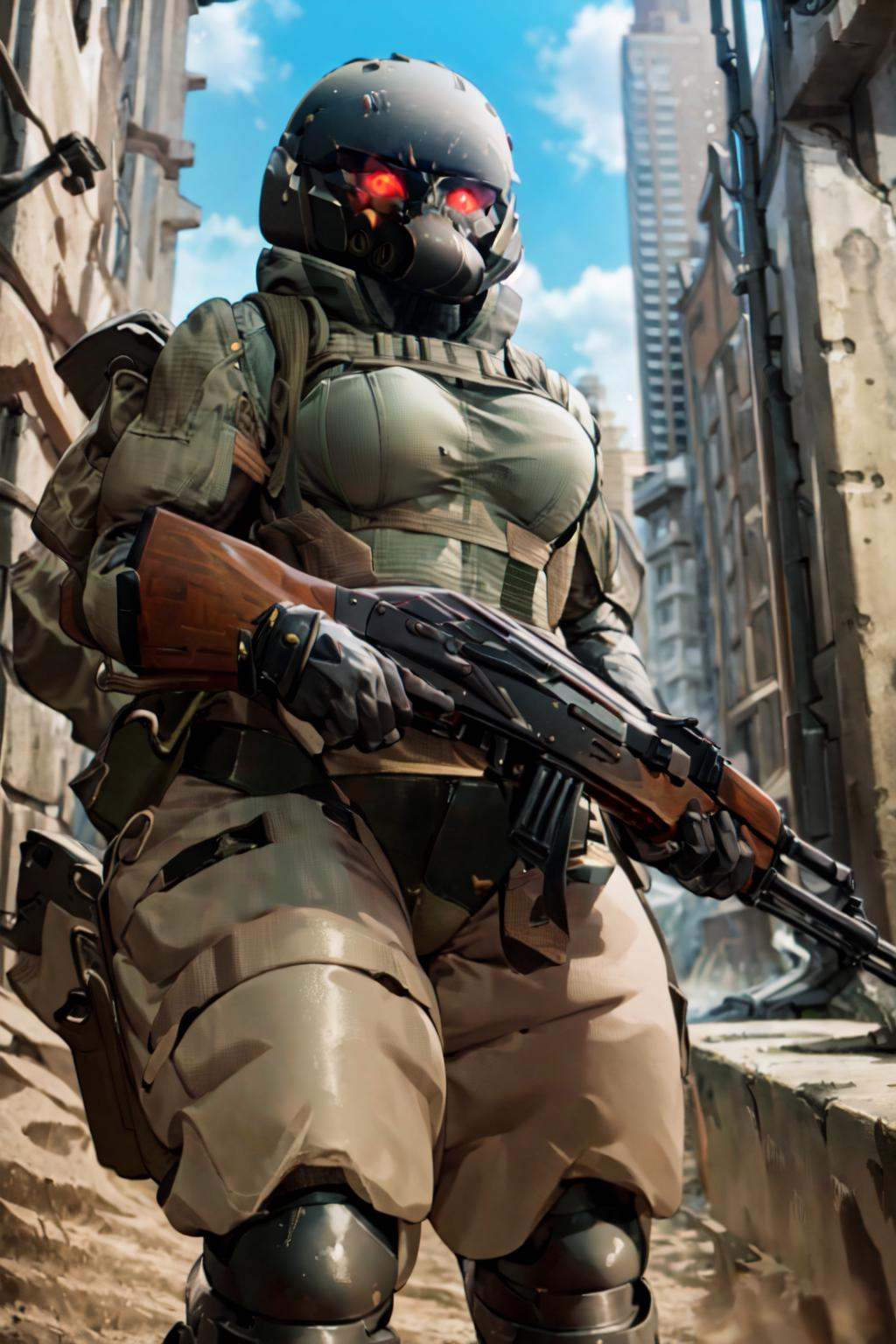 haven trooper,  1girl,  solo on Tensor.Art
