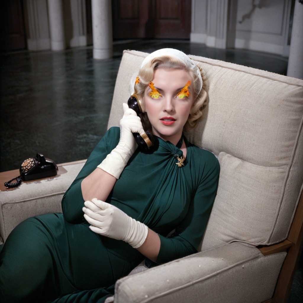 burningeyes,  color photograph,  1960s photograph on Tensor.Art