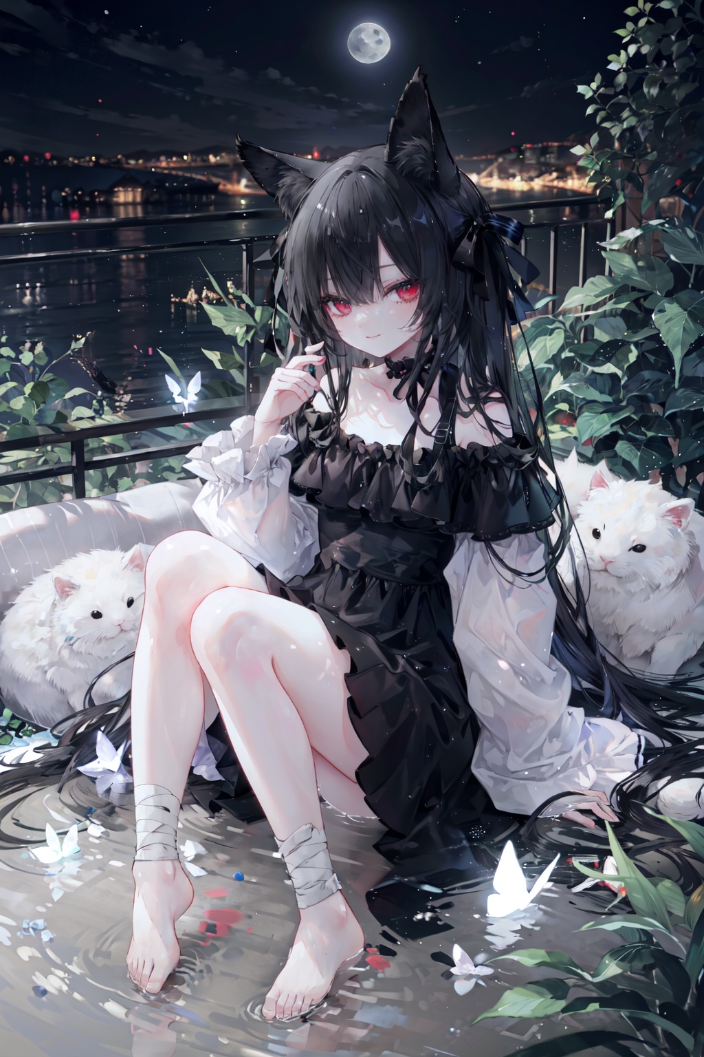 1girl,  black hair,  solo on Tensor.Art