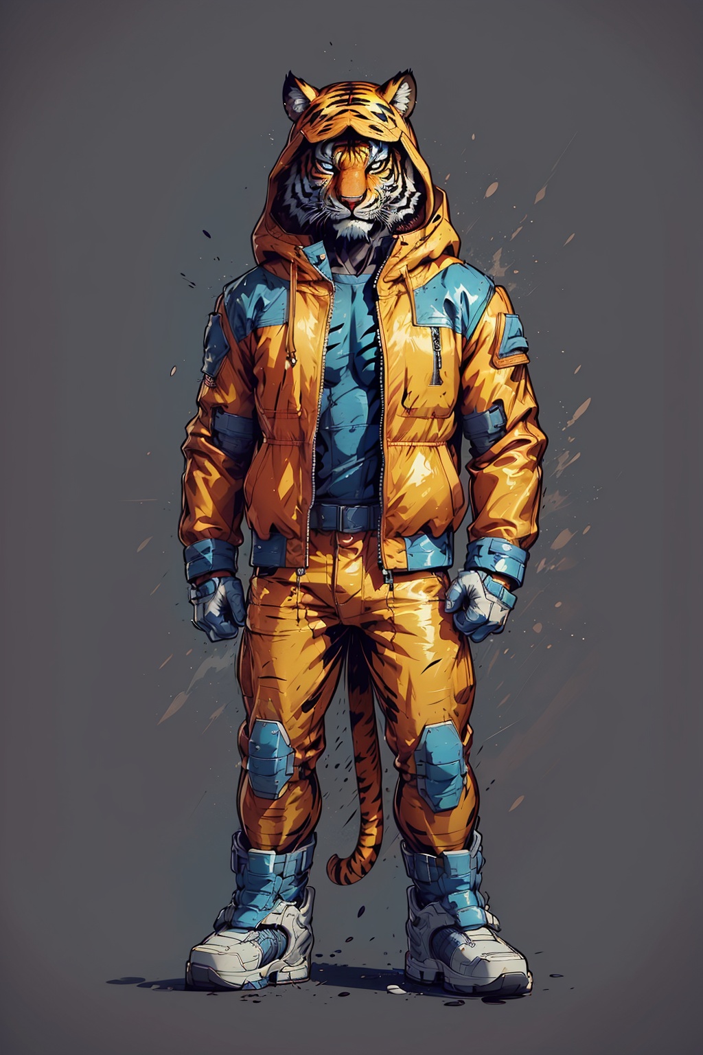 Pixar style,  tiger,  solo by 蔚蓝Blue on Tensor.Art